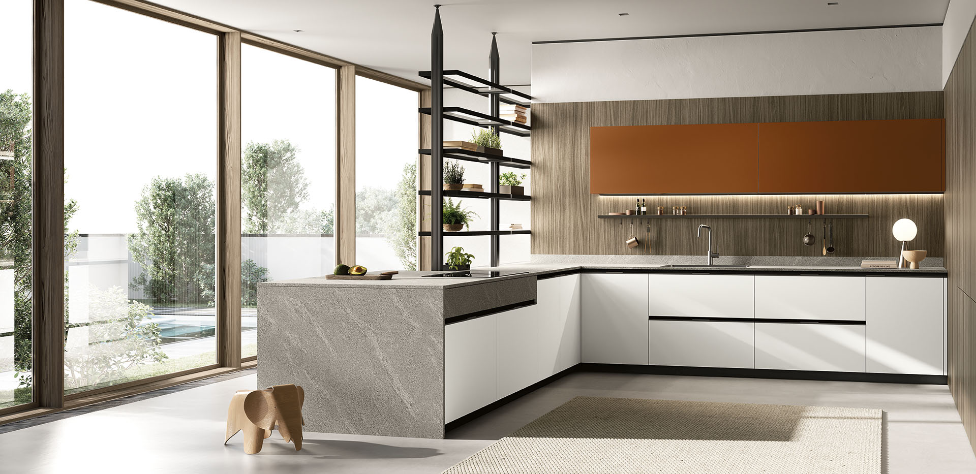 Progettazione cucine su misura nello showroom Deleonardis a Capurso